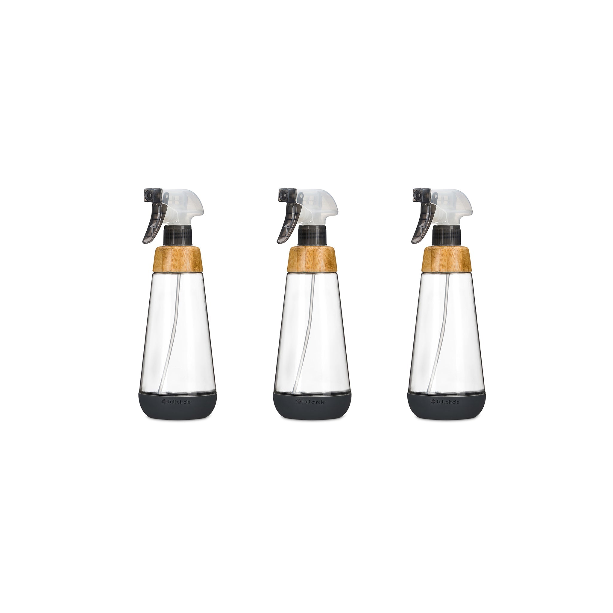 Refillable Glass Spray Bottle Set of 3