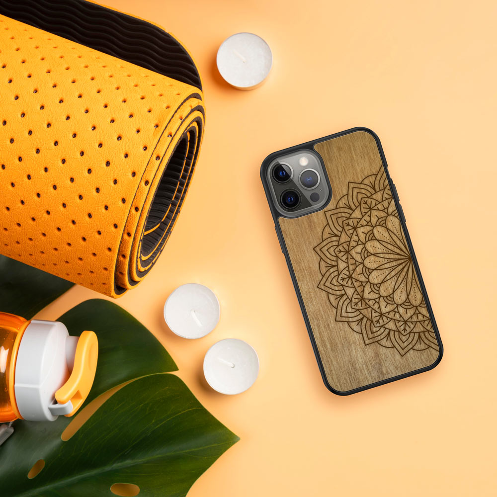 Wooden Phone Case | Mandala, Full Protection