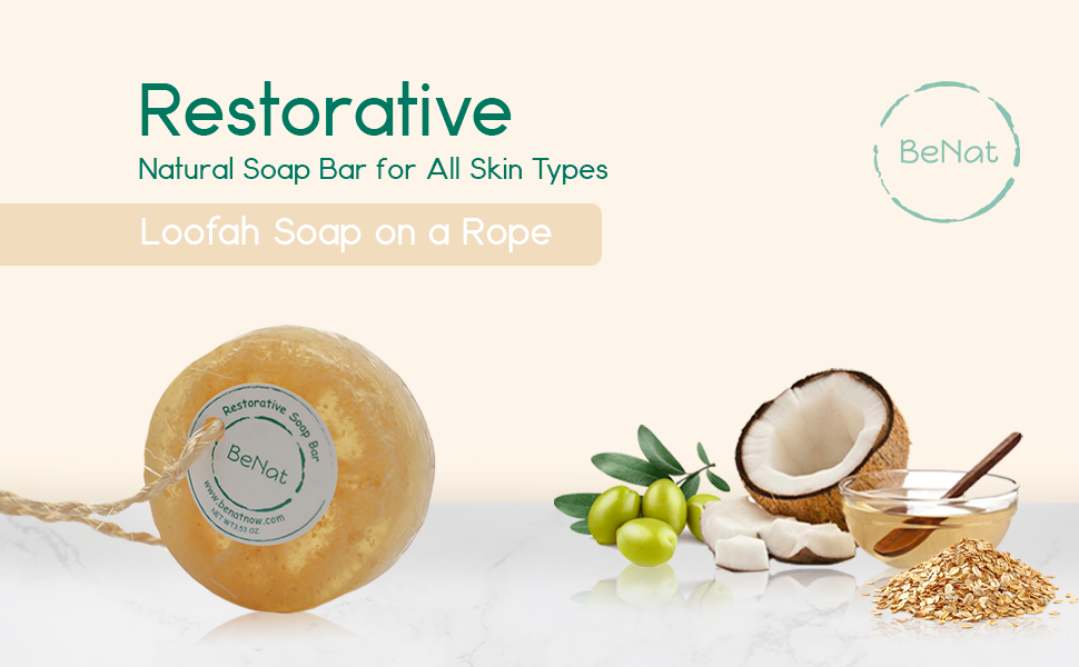 Restorative Natural Soap Bars | Cleansing, Nourishing, 2.5 oz