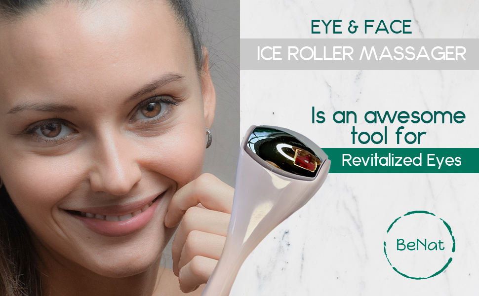 Eye & Face Ice Roller Massager | 1.2in x 0.6in