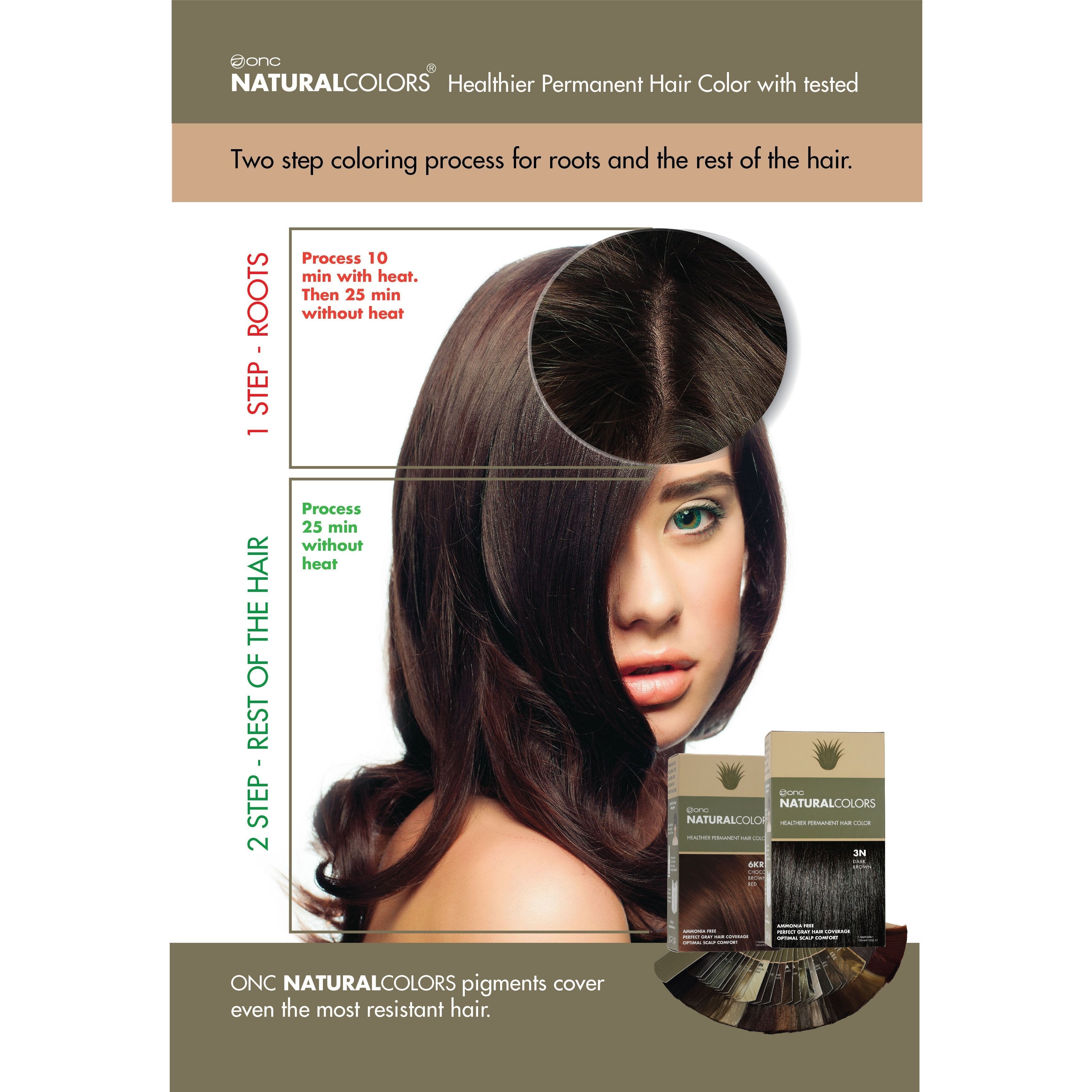 Hair Dye | Heat Activated, 4M Medium Mahogany Brown Hair Dye, 4 fl. oz.