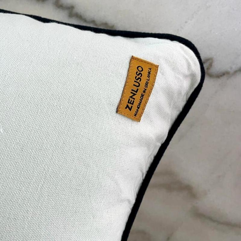 Piped Edge Throw Pillow Covers | 100% Cotton, 18"x18"