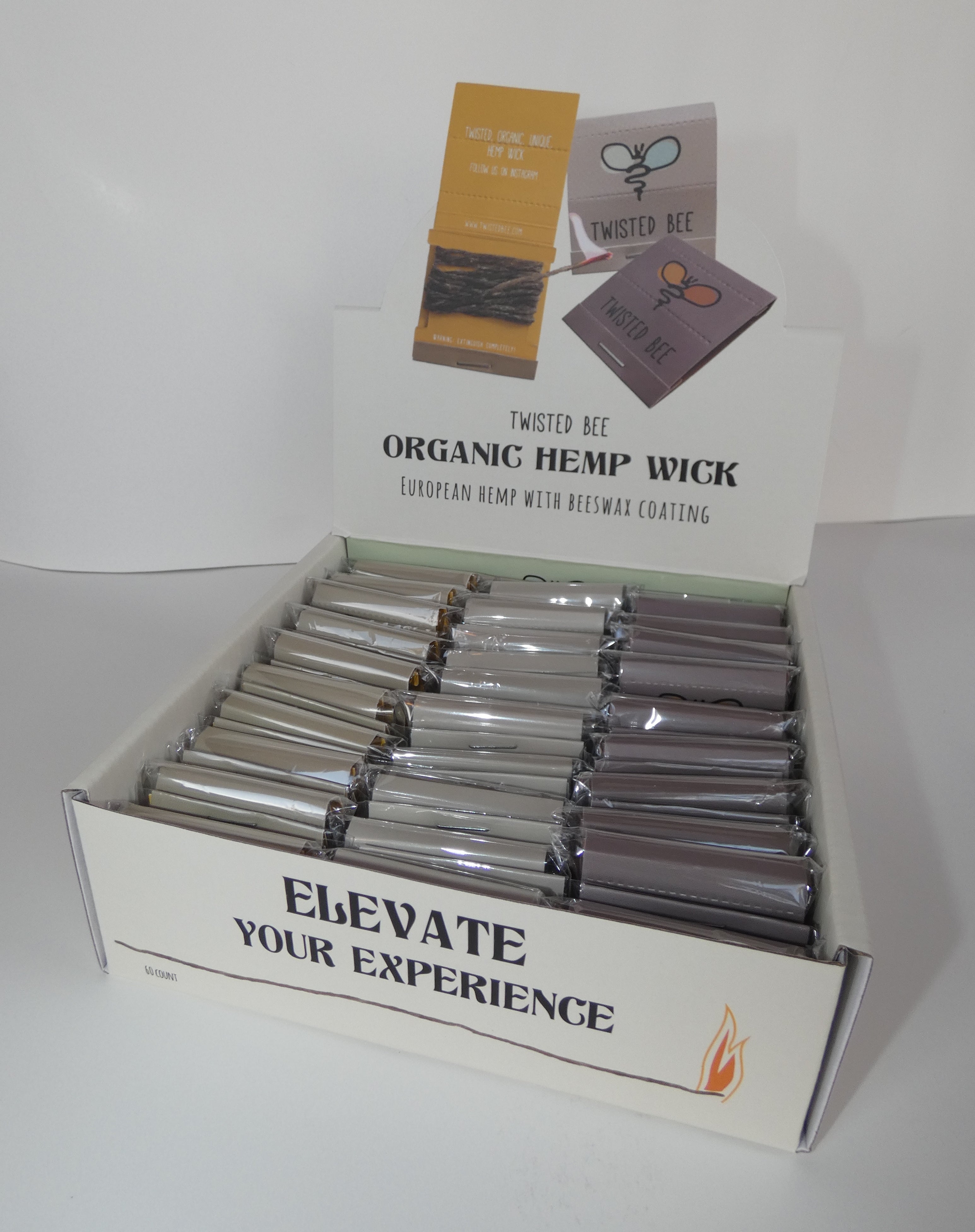 Organic Hemp Wick | 60 Pocket Packs