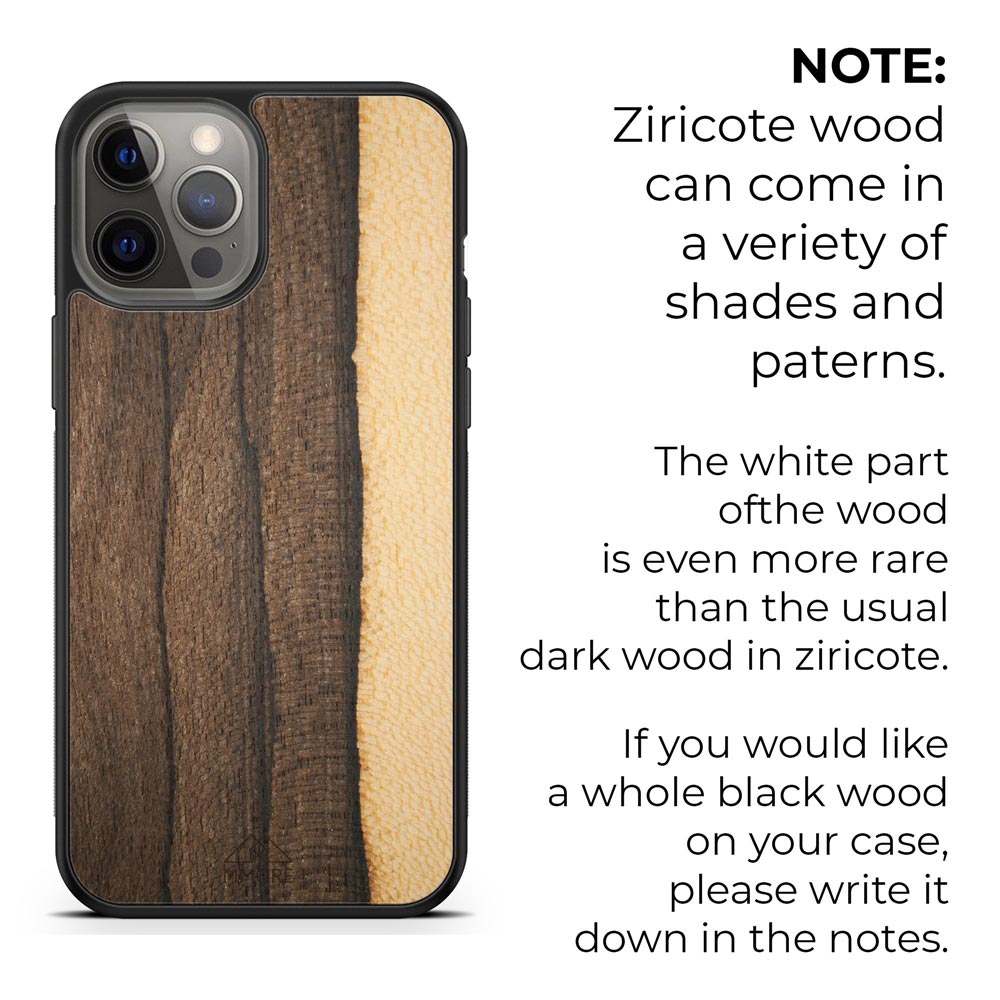 Ziricote Wooden Mobile Phone Case