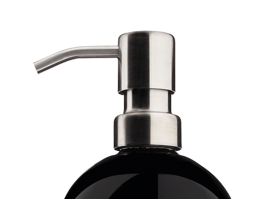 Refillable Shampoo Bottle | Black Ceramic, Large Size, Sustainable