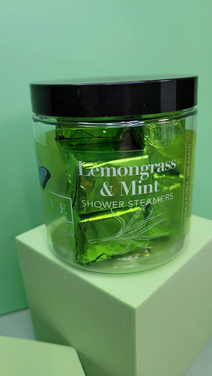 Lemongrass Mint Shower Steamers | 6 Tablets