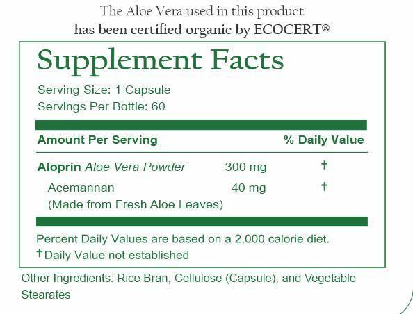 AloeCure Advanced Formula Aloe Capsules