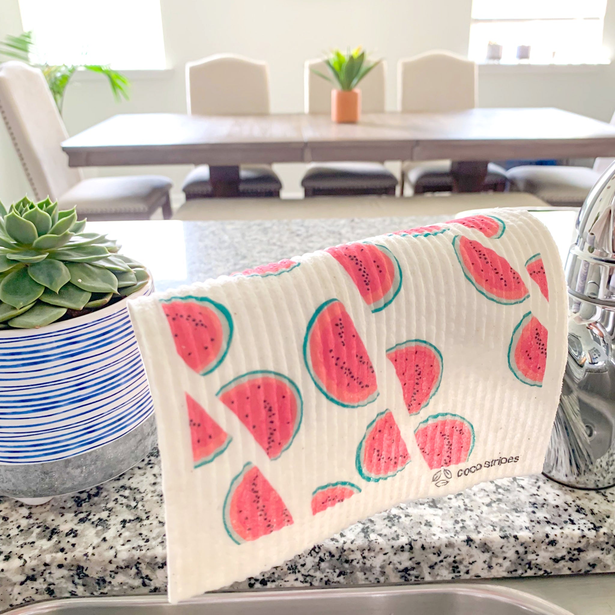 Swedish Dishcloths | Watermelon Design, Set of 6