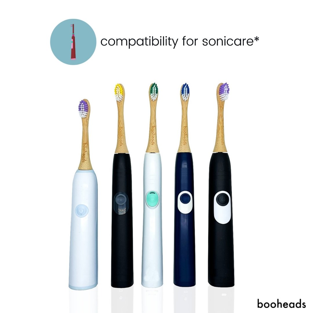 Bamboo Electric Toothbrush Heads | 4 Pieces