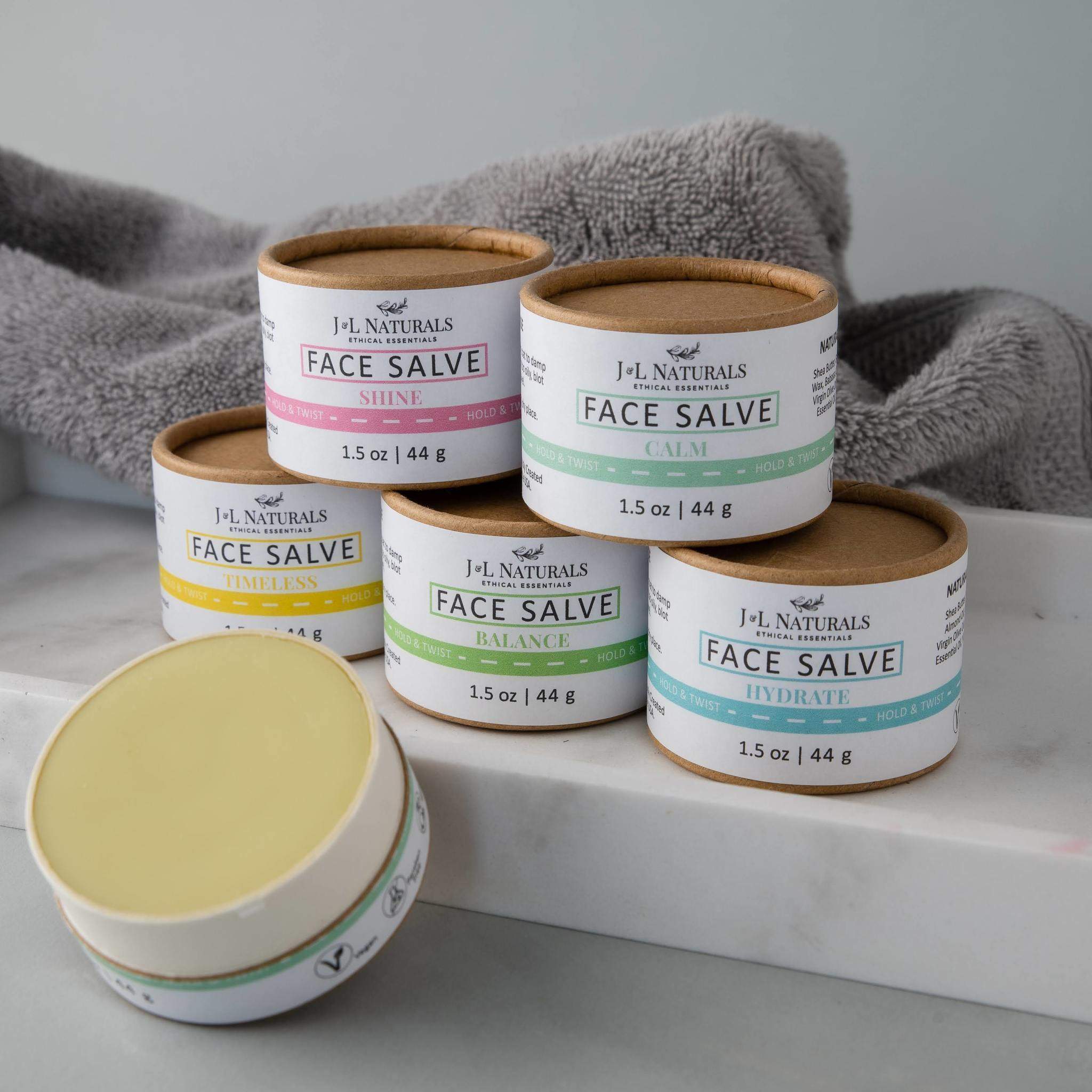 Face Salve Moisturizer | 1.5 oz, Pack of 5