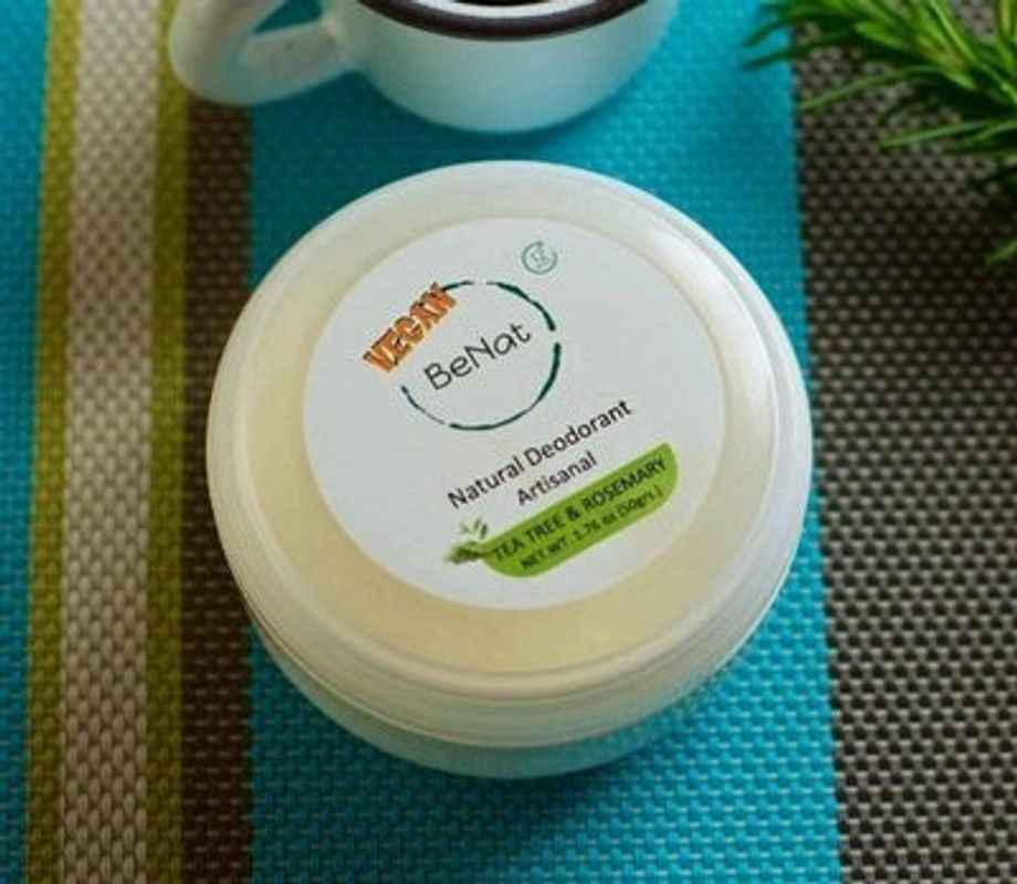 Deodorant Cream | Vegan, Natural, Tea Tree & Rosemary, 2 oz