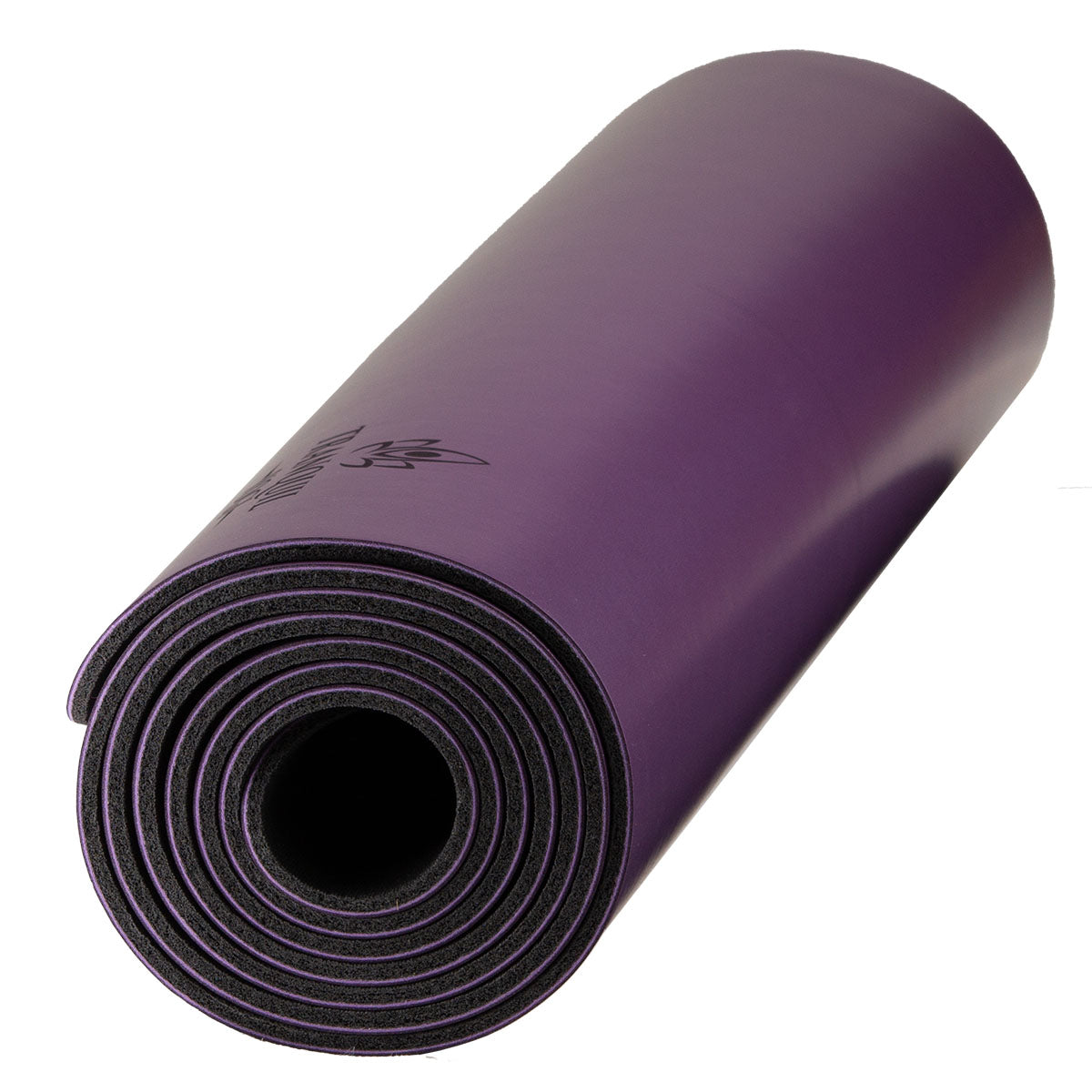 Natural Rubber Yoga Mat | Violet, Extreme Grip, Joint Protection, with Carry Strap