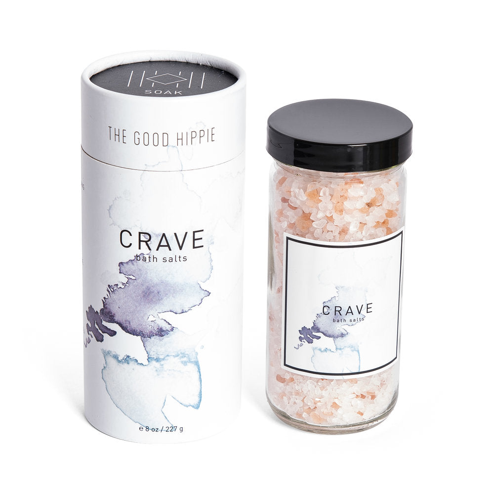 Crave Bath Salt | 8 oz Reusable Glass Jar