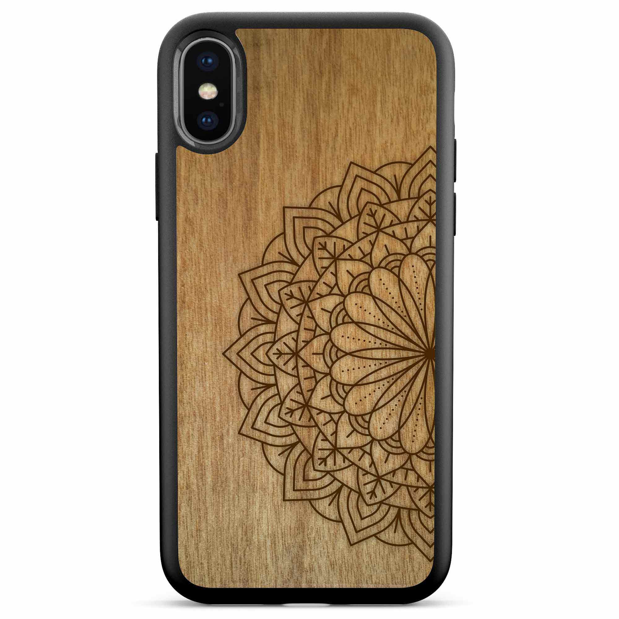 Wooden Phone Case | Mandala, Full Protection