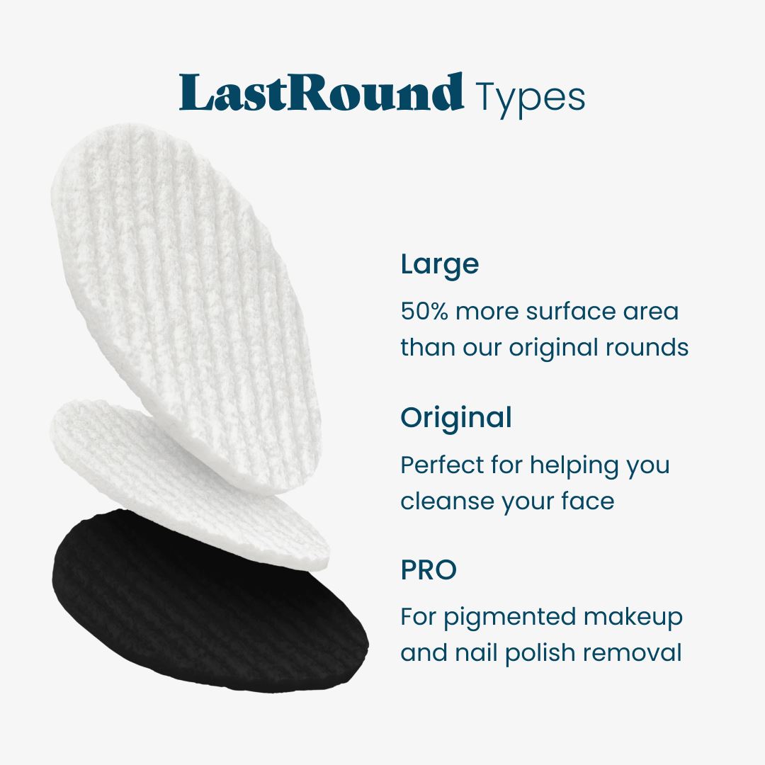 Reusable Cotton Rounds | LastRound, 1 Case, 7 Rounds, Large