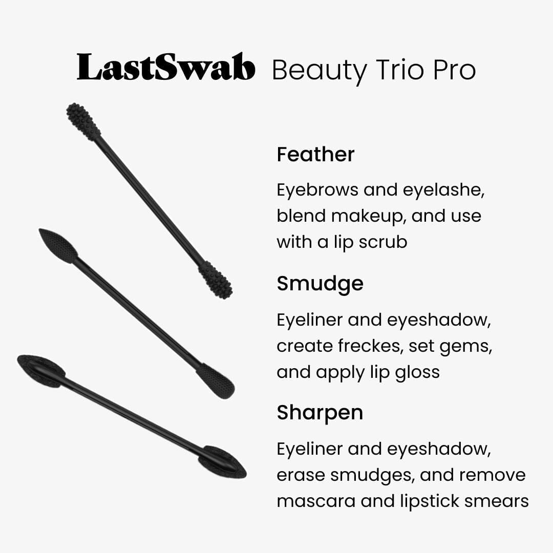 Reusable Cotton Swabs Trio