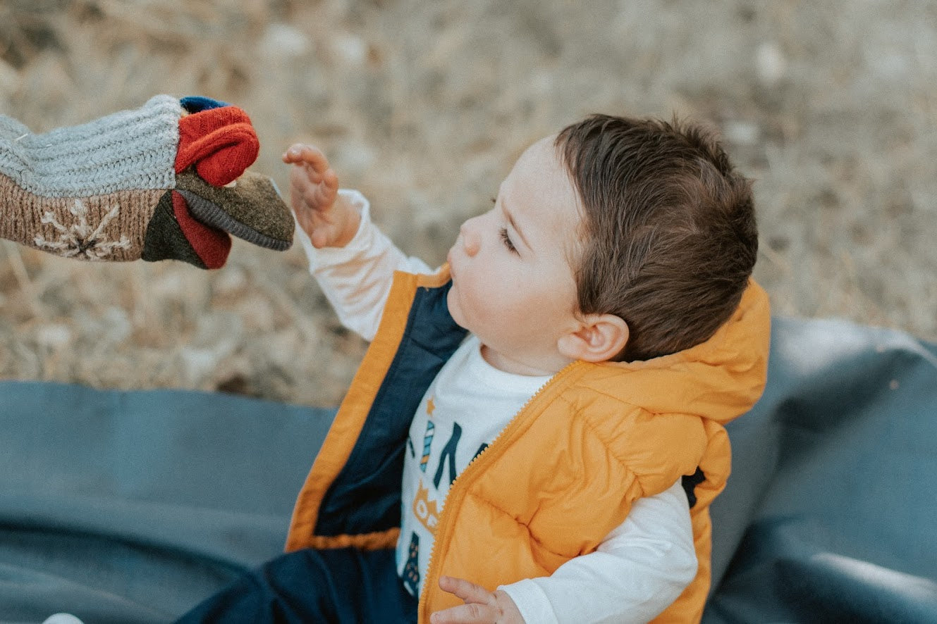 Softy Frog Hand Puppet