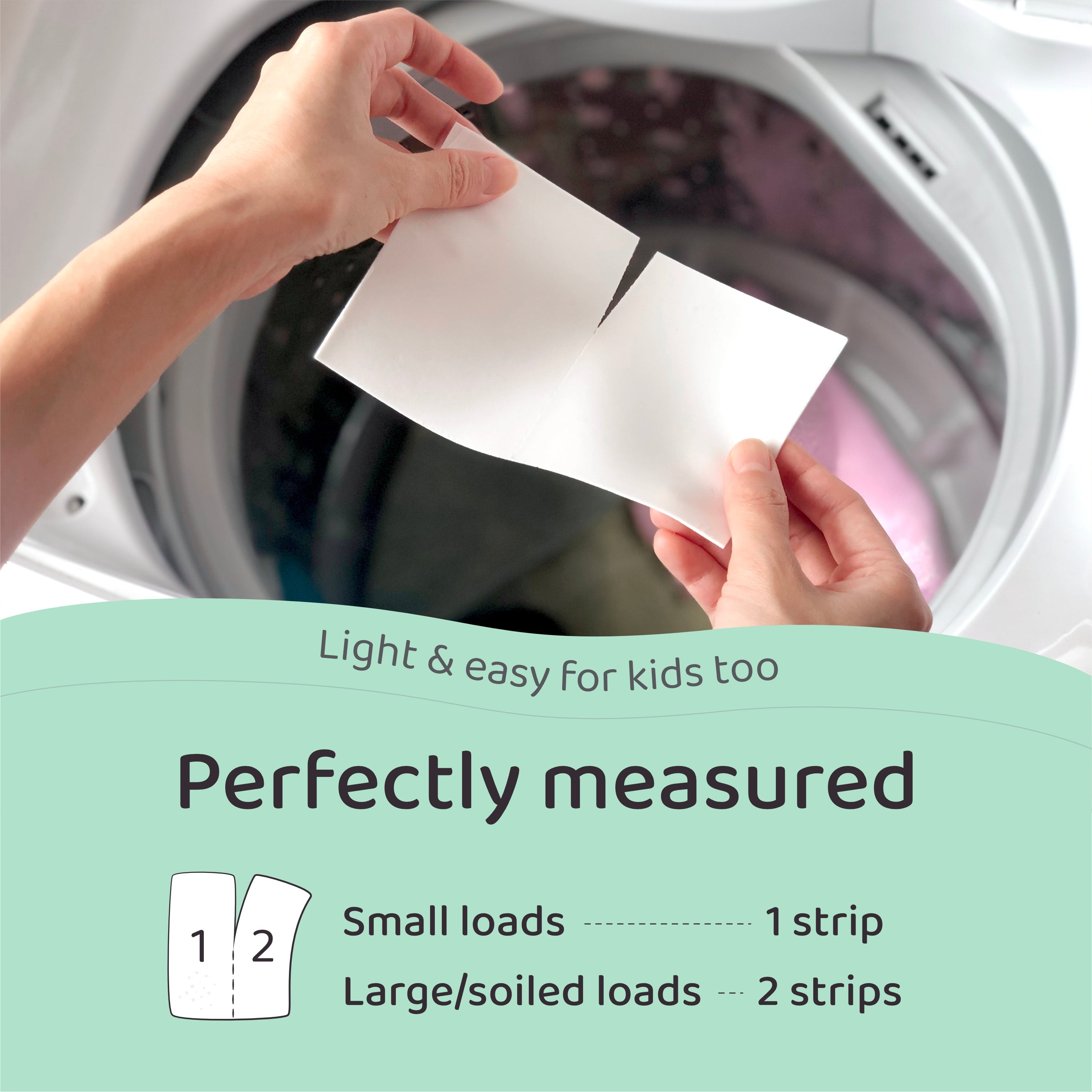 Ultra Concentrated Laundry Detergent Strips | 48 Loads