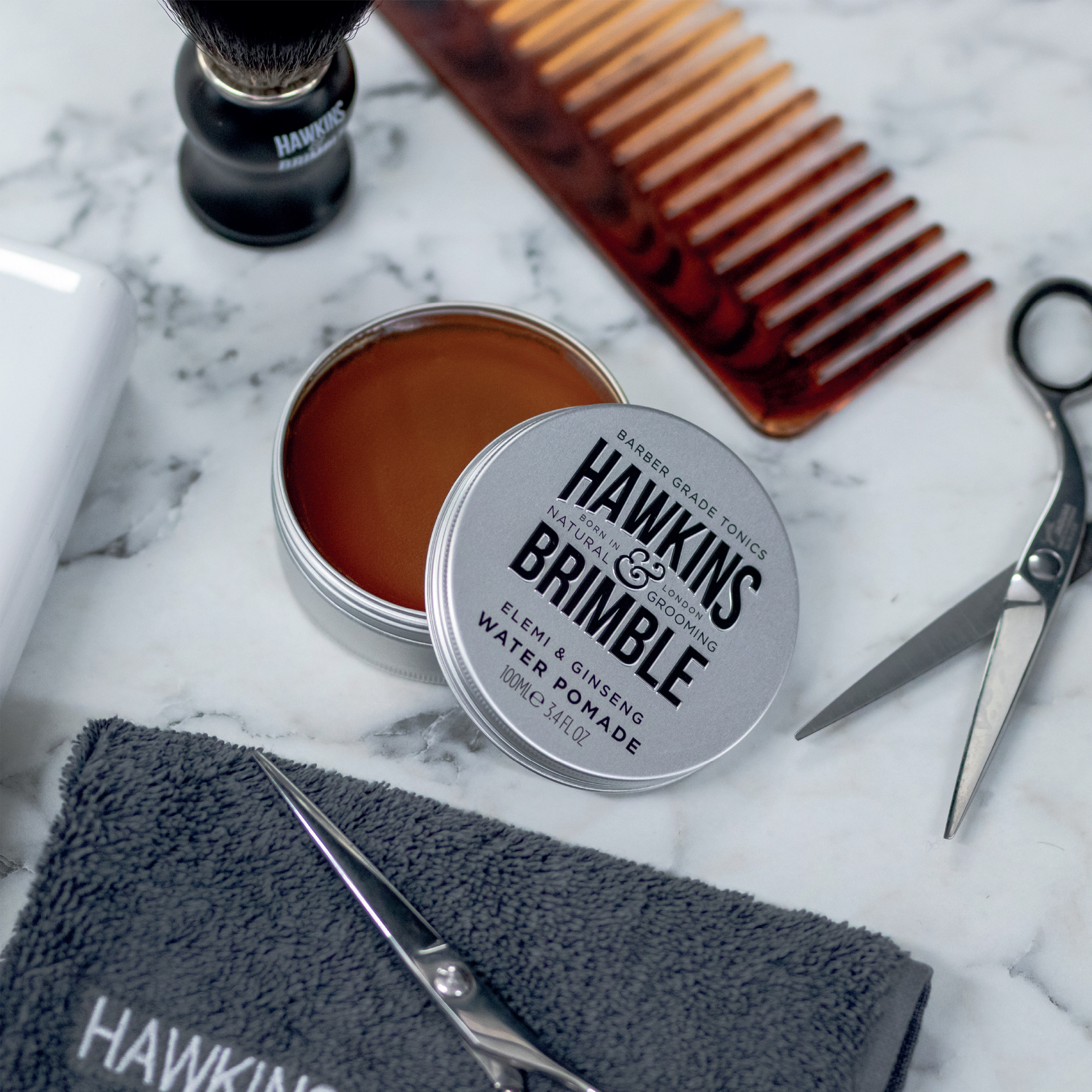 Hair Pomade | Water-Based, Nourishing Wheat Peptides